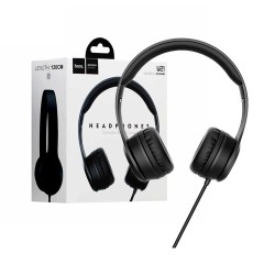 Hoco W21 Graceful Charm Wired Headphones with Mic One-Button control 1.2m 3.5mm Black Hoco W21 Graceful Charm Wired Headphones with Mic One-Button control 1.2m 3.5mm Black